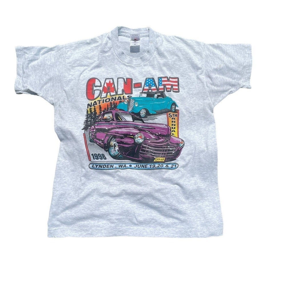 Vtg Can Am Nationals 1998 Single Stitch 5th‎ Annual T Shirt Sz Large Lynded, WA